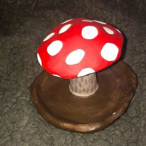 mushroom jewelry tray